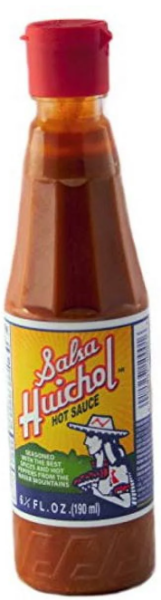 Salsa HUICHOL 'Hot Sauce' Seasoned with the best Spices & Hot Peppers 190 ml Import USA